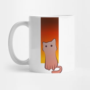 Sorry I Am Late My Cat Was Sitting On Me Mug